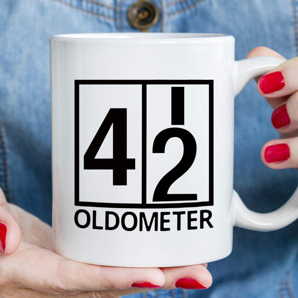 42nd Birthday Gifts for Women - 1977 Birthday Gifts for Women, 42 Years Old Birthday Gifts Coffee Mug for Mom, Wife, Friend, Sister, Her, Colleague, Coworker, Oldometer Mug - 11oz