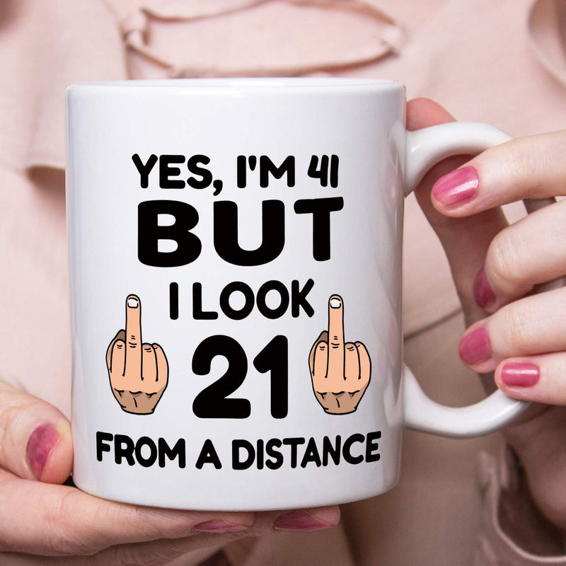 41st Birthday Gifts for Women - 1978 Birthday Gifts for Women, 41 Years Old Birthday Gifts Coffee Mug for Mom, Wife, Friend, Sister, Her, Colleague, Coworker - 11oz