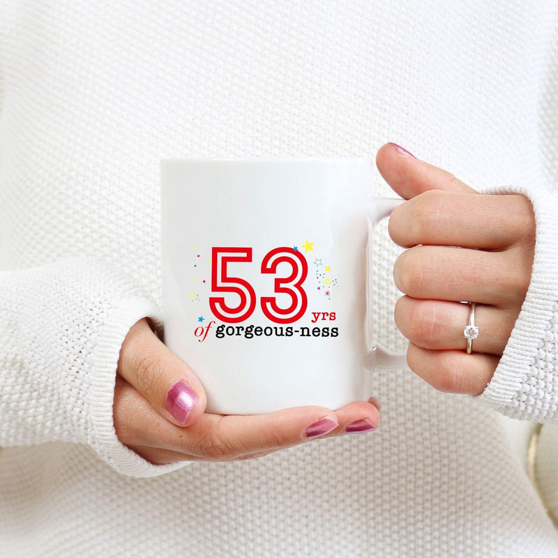 53rd Birthday Gifts for Women - 1966 Birthday Gifts for Women, 53 Years Old Birthday Gifts Coffee Mug for Mom, Wife, Friend, Sister, Her, Colleague, Coworker - 11oz