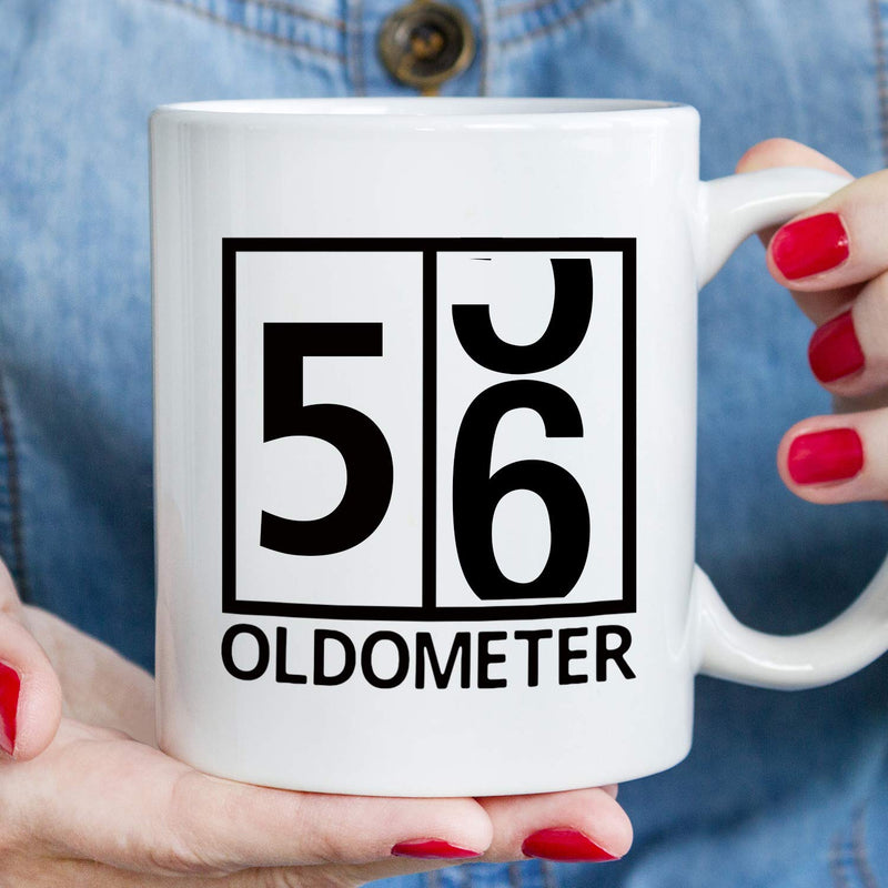 56th Birthday Gifts for Women - 1963 Birthday Gifts for Women, 56 Years Old Birthday Gifts Coffee Mug for Mom, Wife, Friend, Sister, Her, Colleague, Coworker, Oldometer Mug - 11oz