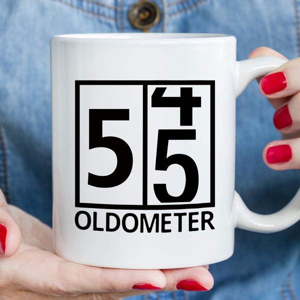 55th Birthday Gifts for Women - 1964 Birthday Gifts for Women, 55 Years Old Birthday Gifts Coffee Mug for Mom, Wife, Friend, Sister, Her, Colleague, Coworker, Oldometer Mug - 11oz