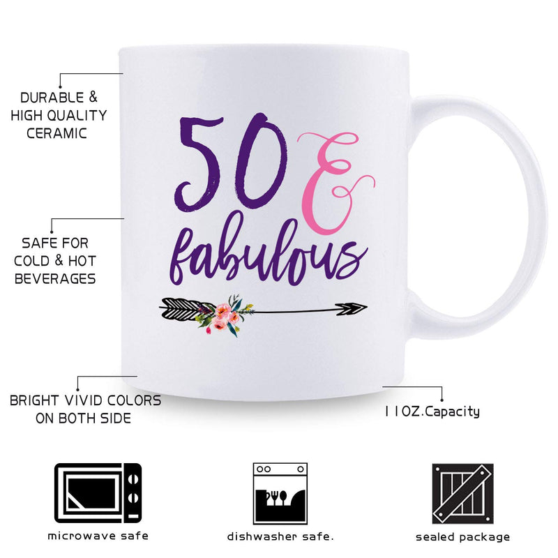 50th Birthday Gifts for Men - 1969 Birthday Gifts for Men, 50 Years Old Birthday Gifts Coffee Mug for Dad, Husband, Friend, Brother, Him, Colleague, Coworker - 11oz