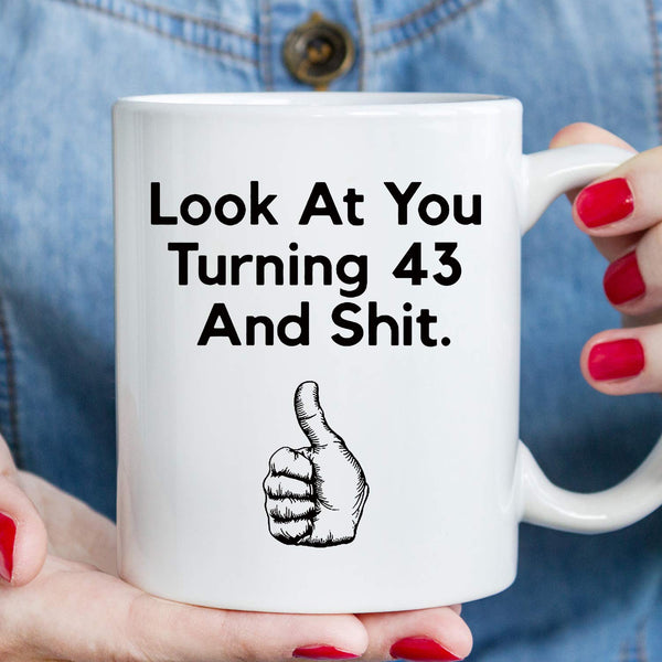 43rd Birthday Gifts for Men - 1976 Birthday Gifts for Men, 43 Years Old Birthday Gifts Coffee Mug for Dad, Husband, Friend, Brother, Him, Colleague, Coworker - 11oz