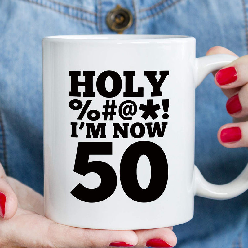 50th Birthday Gifts for Women - 1969 Birthday Gifts for Women, 50 Years Old Birthday Gifts Coffee Mug for Mom, Wife, Friend, Sister, Her, Colleague, Coworker, HOLY MUG - 11oz