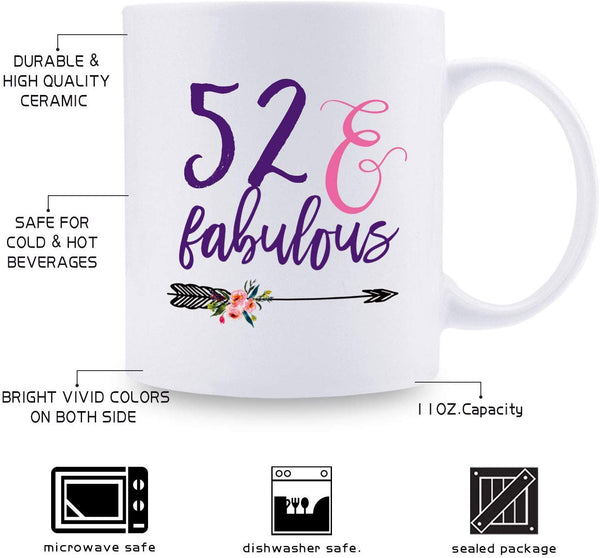 52nd Birthday Gifts for Men - 1967 Birthday Gifts for Men, 52 Years Old Birthday Gifts Coffee Mug for Dad, Husband, Friend, Brother, Him, Colleague, Coworker - 11oz