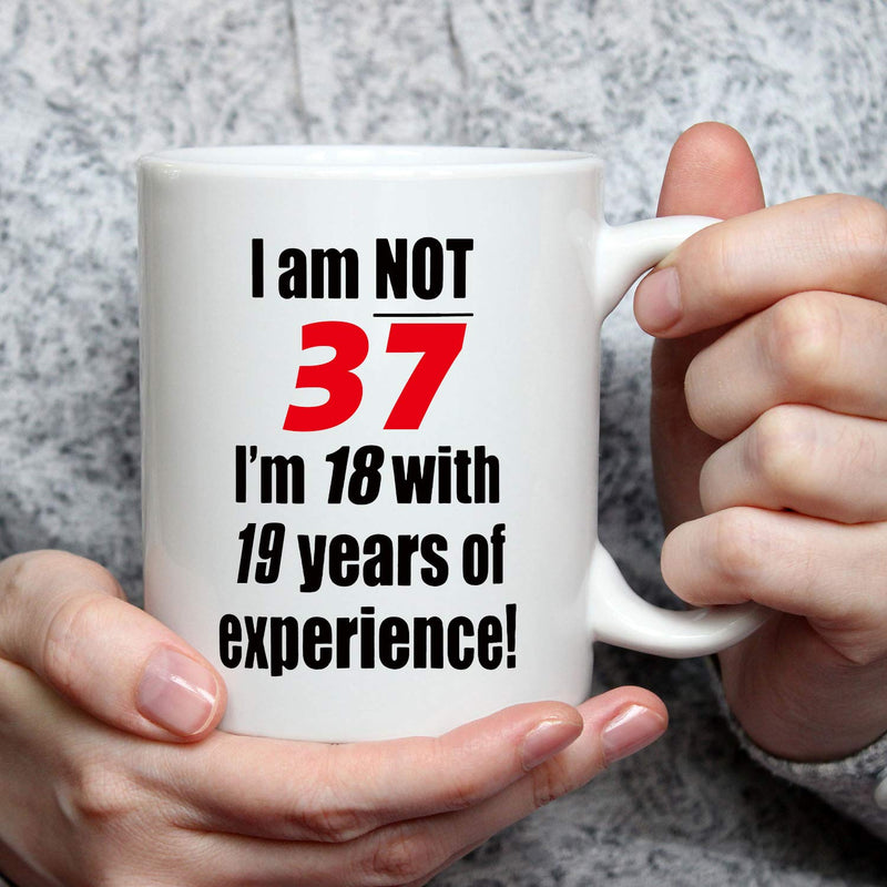 37th Birthday Gifts for Women - 1982 Birthday Gifts for Women, 37 Years Old Birthday Gifts Coffee Mug for Mom, Wife, Friend, Sister, Her, Colleague, Coworker - 11oz