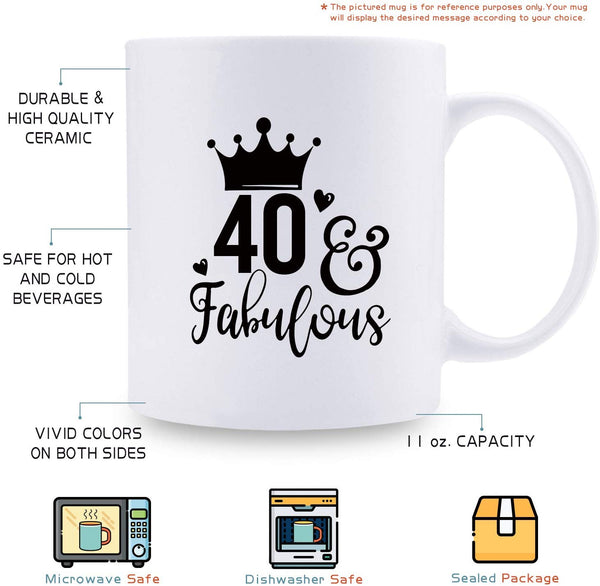 36th Birthday Gifts for Women - 1983 Birthday Gifts for Women, 36 Years Old Birthday Gifts Coffee Mug for Mom, Wife, Friend, Sister, Her, Colleague, Coworker - 11oz