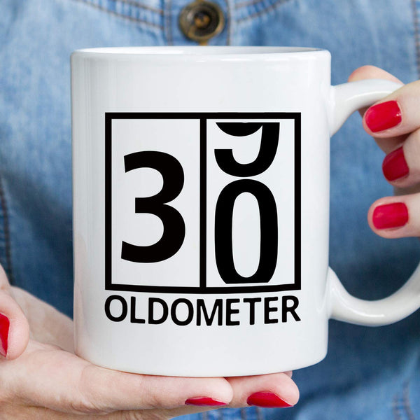 30th Birthday Gifts for Women - 1989 Birthday Gifts for Women, 30 Years Old Birthday Gifts Coffee Mug for Mom, Wife, Friend, Sister, Her, Colleague, Coworker, Oldometer Mug- 11oz