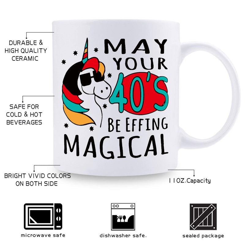 40th Birthday Gifts for Men - 1979 Birthday Gifts for Men, 40 Years Old Birthday Gifts Coffee Mug for Dad, Husband, Friend, Brother, Him, Colleague, Coworker - 11oz