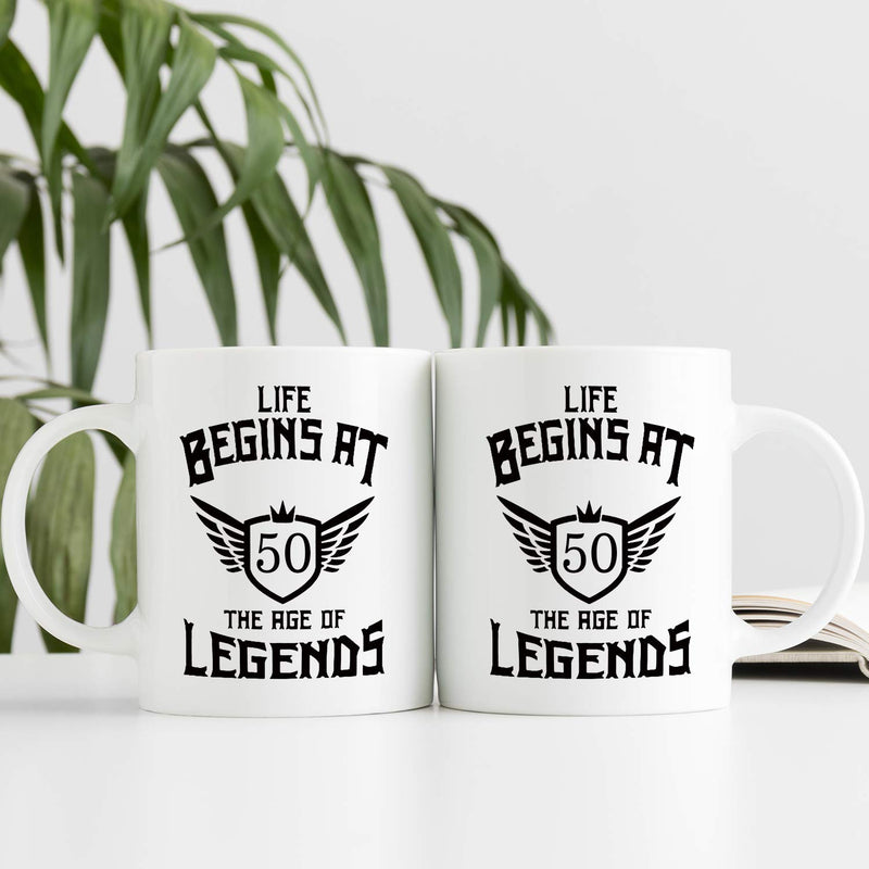 50th Birthday Gifts for Men - 1969 Birthday Gifts for Men, 50 Years Old Birthday Gifts Coffee Mug for Dad, Husband, Friend, Brother, Him, Colleague, Coworker - 11oz