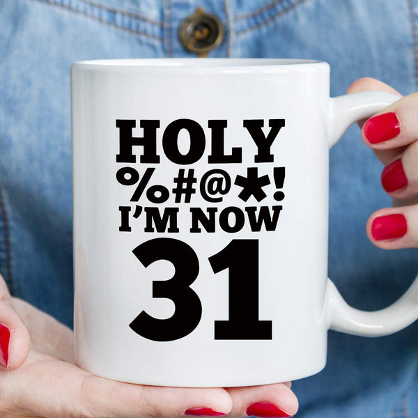 31st Birthday Gifts for Women - 1988 Birthday Gifts for Women, 31 Years Old Birthday Gifts Coffee Mug for Mom, Wife, Friend, Sister, Her, Colleague, Coworker, HOLY MUG- 11oz