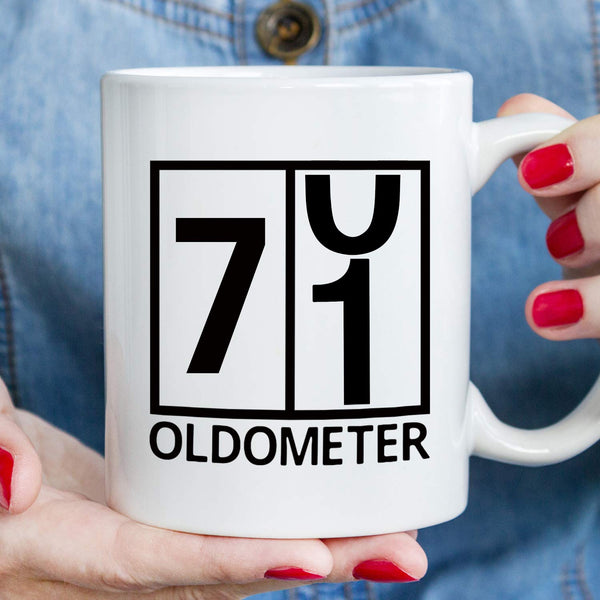 71st Birthday Gifts for Women - 1948 Birthday Gifts for Women, 71 Years Old Birthday Gifts Coffee Mug for Mom, Wife, Friend, Sister, Her, Colleague, Coworker, Oldometer Mug - 11oz