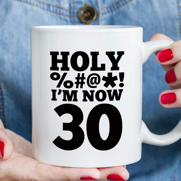 30th Birthday Gifts for Men - 1989 Birthday Gifts for Men, 30 Years Old Birthday Gifts Coffee Mug for Dad, Husband, Friend, Brother, Him, Colleague, Coworker, HOLY MUG - 11oz