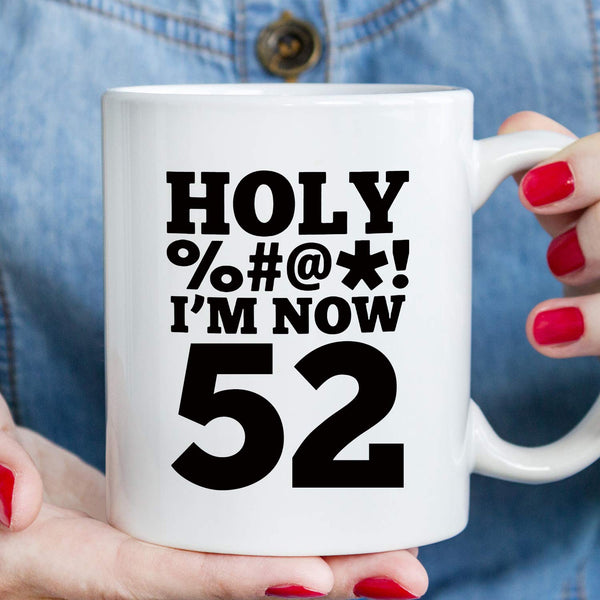 52nd Birthday Gifts for Men - 1967 Birthday Gifts for Men, 52 Years Old Birthday Gifts Coffee Mug for Dad, Husband, Friend, Brother, Him, Colleague, Coworker, HOLY MUG - 11oz