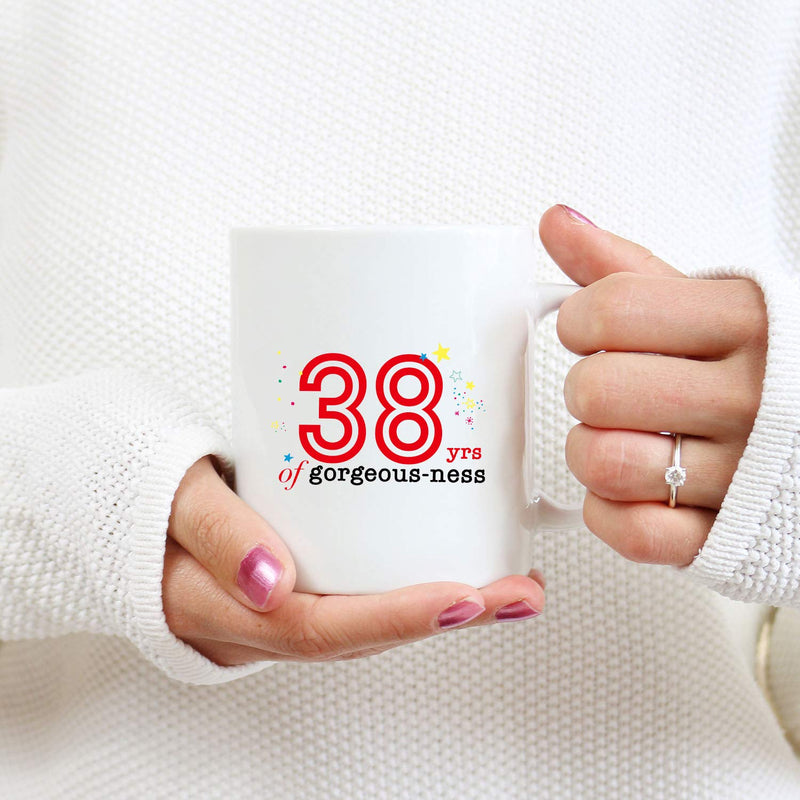 38th Birthday Gifts for Women - 1981 Birthday Gifts for Women, 38 Years Old Birthday Gifts Coffee Mug for Mom, Wife, Friend, Sister, Her, Colleague, Coworker - 11oz