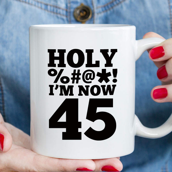 45th Birthday Gifts for Men - 1974 Birthday Gifts for Men, 45 Years Old Birthday Gifts Coffee Mug for Dad, Husband, Friend, Brother, Him, Colleague, Coworker, HOLY MUG - 11oz