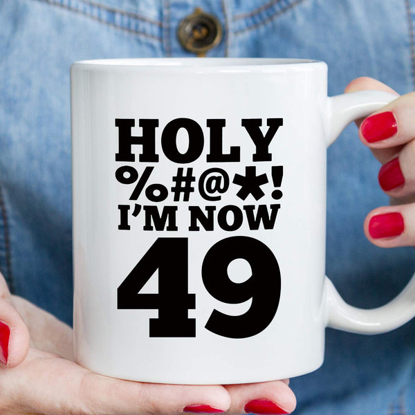 49th Birthday Gifts for Men - 1970 Birthday Gifts for Men, 49 Years Old Birthday Gifts Coffee Mug for Dad, Husband, Friend, Brother, Him, Colleague, Coworker, HOLY MUG - 11oz