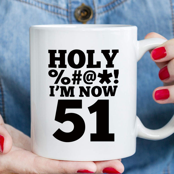 51st Birthday Gifts for Men - 1968 Birthday Gifts for Men, 51 Years Old Birthday Gifts Coffee Mug for Dad, Husband, Friend, Brother, Him, Colleague, Coworker, HOLY MUG - 11oz