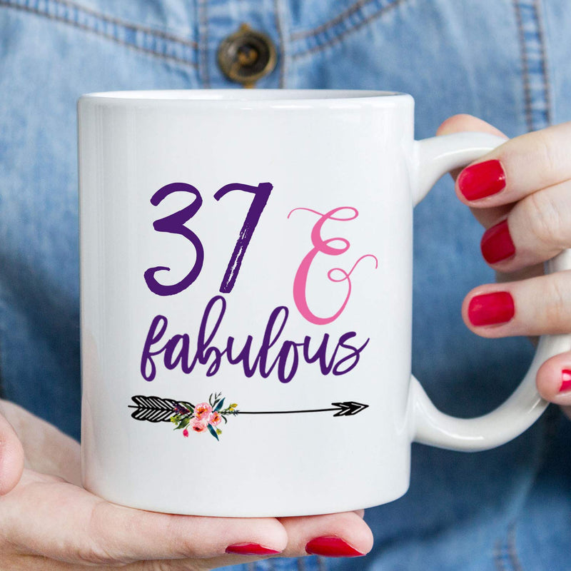 37th Birthday Gifts for Men - 1982 Birthday Gifts for Men, 37 Years Old Birthday Gifts Coffee Mug for Dad, Husband, Friend, Brother, Him, Colleague, Coworker - 11oz