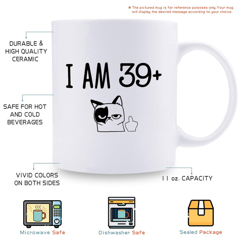 44th Birthday Gifts for Women - 1975 Birthday Gifts for Women, 44 Years Old Birthday Gifts Coffee Mug for Mom, Wife, Friend, Sister, Her, Colleague, Coworker - 11oz