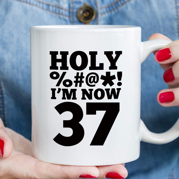 37th Birthday Gifts for Women - 1982 Birthday Gifts for Women, 37 Years Old Birthday Gifts Coffee Mug for Mom, Wife, Friend, Sister, Her, Colleague, Coworke, HOLY MUG - 11oz