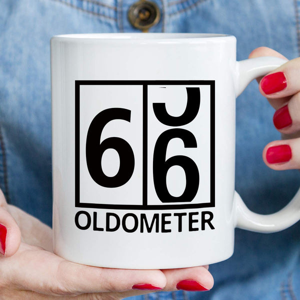 66th Birthday Gifts for Women - 1953 Birthday Gifts for Women, 66 Years Old Birthday Gifts Coffee Mug for Mom, Wife, Friend, Sister, Her, Colleague, Coworker, Oldometer Mug - 11oz