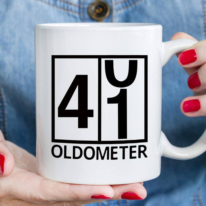 41st Birthday Gifts for Women - 1978 Birthday Gifts for Women, 41 Years Old Birthday Gifts Coffee Mug for Mom, Wife, Friend, Sister, Her, Colleague, Coworker, Oldometer Mug- 11oz