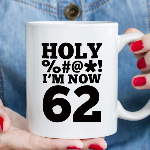 62nd Birthday Gifts for Women - 1957 Birthday Gifts for Women, 62 Years Old Birthday Gifts Coffee Mug for Mom, Wife, Friend, Sister, Her, Colleague, Coworker, HOLY MUG - 11oz