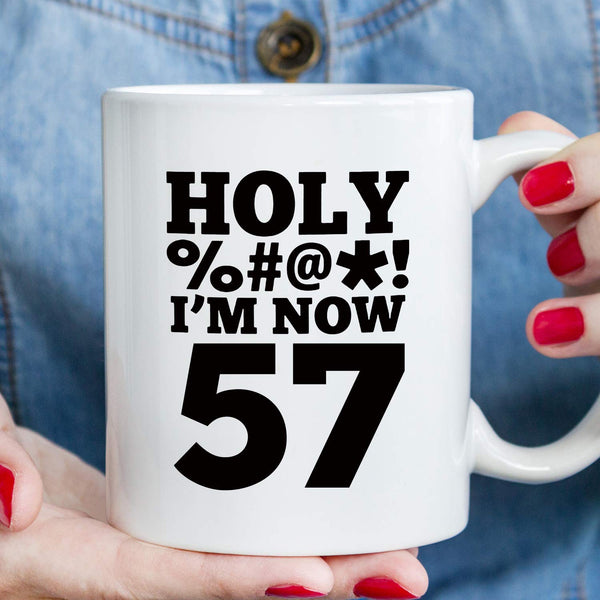 57th Birthday Gifts for Men - 1962 Birthday Gifts for Men, 57 Years Old Birthday Gifts Coffee Mug for Dad, Husband, Friend, Brother, Him, Colleague, Coworker, HOLY MUG - 11oz