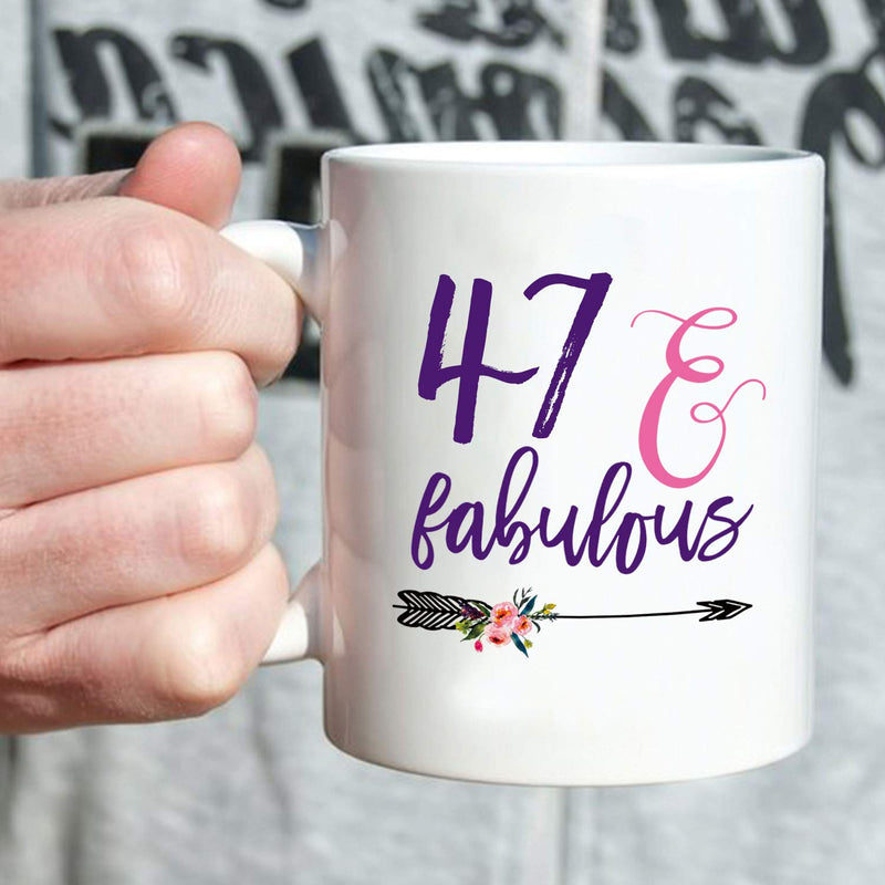 47th Birthday Gifts for Men - 1972 Birthday Gifts for Men, 47 Years Old Birthday Gifts Coffee Mug for Dad, Husband, Friend, Brother, Him, Colleague, Coworker - 11oz