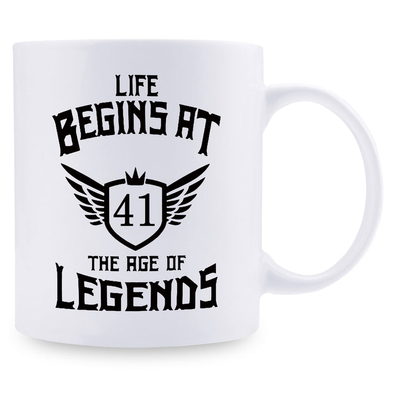 41st Birthday Gifts for Men - 1978 Birthday Gifts for Men, 41 Years Old Birthday Gifts Coffee Mug for Dad, Husband, Friend, Brother, Him, Colleague, Coworker - 11oz