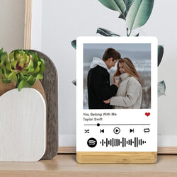 Personalized Music Plaque | Customized Song Plaque | Spotify Plaque | Custom Music Gifts | Couple Gifts | Anniversary Gift | Birthday Gifts